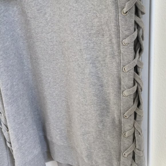 FAITH CONNEXION Mens Laced Hooded Sweat Jacket Sz S Grey 100% Cotton NEW $560 - Picture 7 of 12